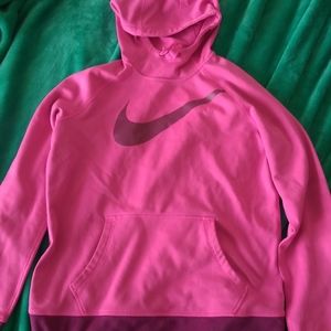 Pink Nike hoodie